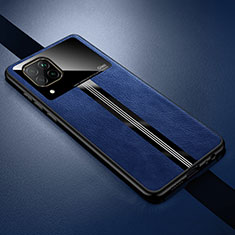 Silikon Hülle Handyhülle Gummi Schutzhülle Flexible Leder Tasche L01 für Huawei P40 Lite Blau