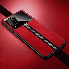 Silikon Hülle Handyhülle Gummi Schutzhülle Flexible Leder Tasche L01 für Huawei P40 Lite Rot
