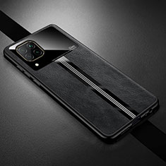Silikon Hülle Handyhülle Gummi Schutzhülle Flexible Leder Tasche L01 für Huawei P40 Lite Schwarz
