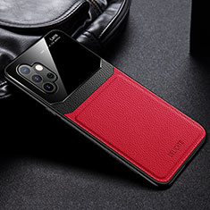 Silikon Hülle Handyhülle Gummi Schutzhülle Flexible Leder Tasche mit Magnetisch FL1 für Samsung Galaxy A32 4G Rot
