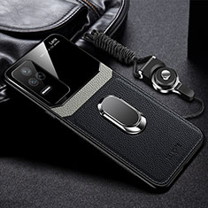 Silikon Hülle Handyhülle Gummi Schutzhülle Flexible Leder Tasche mit Magnetisch FL2 für Xiaomi Redmi K50 Pro 5G Schwarz