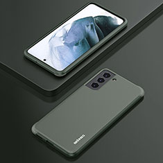Silikon Hülle Handyhülle Gummi Schutzhülle Flexible Leder Tasche S02 für Samsung Galaxy S22 5G Grün