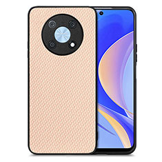 Silikon Hülle Handyhülle Gummi Schutzhülle Flexible Leder Tasche S03D für Huawei Nova Y90 Gold