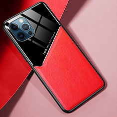 Silikon Hülle Handyhülle Gummi Schutzhülle Flexible Leder Tasche S05 für Apple iPhone 13 Pro Rot