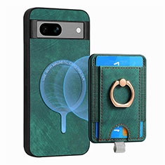 Silikon Hülle Handyhülle Gummi Schutzhülle Flexible Leder Tasche SD1 für Google Pixel 7a 5G Grün