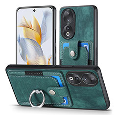 Silikon Hülle Handyhülle Gummi Schutzhülle Flexible Leder Tasche SD2 für Huawei Honor 90 5G Grün