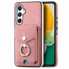 Silikon Hülle Handyhülle Gummi Schutzhülle Flexible Leder Tasche SD3 für Samsung Galaxy A04s Rosa