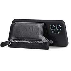 Silikon Hülle Handyhülle Gummi Schutzhülle Flexible Leder Tasche SD4 für Xiaomi Redmi Note 12 4G Schwarz