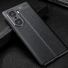 Silikon Hülle Handyhülle Gummi Schutzhülle Flexible Leder Tasche WL1 für Huawei Honor 60 5G Schwarz