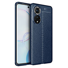 Silikon Hülle Handyhülle Gummi Schutzhülle Flexible Leder Tasche WL1 für Huawei Nova 9 Blau