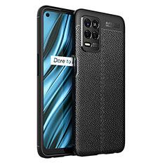 Silikon Hülle Handyhülle Gummi Schutzhülle Flexible Leder Tasche WL1 für Realme Q3i 5G Schwarz