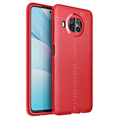 Silikon Hülle Handyhülle Gummi Schutzhülle Flexible Leder Tasche WL1 für Xiaomi Mi 10i 5G Rot