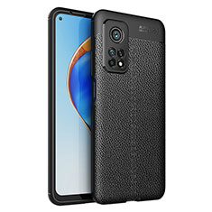 Silikon Hülle Handyhülle Gummi Schutzhülle Flexible Leder Tasche WL1 für Xiaomi Mi 10T Pro 5G Schwarz