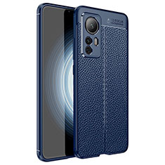 Silikon Hülle Handyhülle Gummi Schutzhülle Flexible Leder Tasche WL1 für Xiaomi Mi 12T Pro 5G Blau