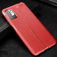 Silikon Hülle Handyhülle Gummi Schutzhülle Flexible Leder Tasche WL1 für Xiaomi POCO M3 Pro 5G Rot