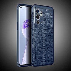 Silikon Hülle Handyhülle Gummi Schutzhülle Flexible Leder Tasche WL2 für OnePlus 9RT 5G Blau