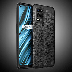 Silikon Hülle Handyhülle Gummi Schutzhülle Flexible Leder Tasche WL2 für Realme 8s 5G Schwarz