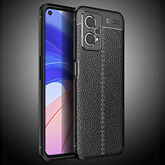 Silikon Hülle Handyhülle Gummi Schutzhülle Flexible Leder Tasche WL2 für Realme 9 Pro 5G Schwarz