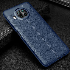 Silikon Hülle Handyhülle Gummi Schutzhülle Flexible Leder Tasche WL2 für Xiaomi Mi 10T Lite 5G Blau