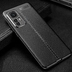 Silikon Hülle Handyhülle Gummi Schutzhülle Flexible Leder Tasche WL2 für Xiaomi Mi 12T 5G Schwarz