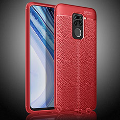 Silikon Hülle Handyhülle Gummi Schutzhülle Flexible Leder Tasche WL2 für Xiaomi Redmi 10X 4G Rot