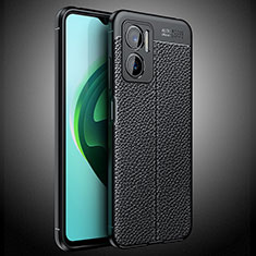 Silikon Hülle Handyhülle Gummi Schutzhülle Flexible Leder Tasche WL2 für Xiaomi Redmi Note 11E 5G Schwarz