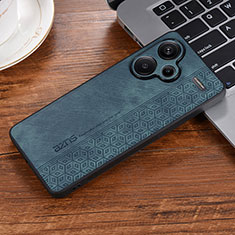 Silikon Hülle Handyhülle Gummi Schutzhülle Flexible Leder Tasche YZ1 für Xiaomi Redmi Note 13 Pro+ Plus 5G Grün
