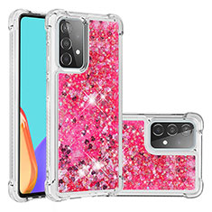 Silikon Hülle Handyhülle Gummi Schutzhülle Flexible Tasche Bling-Bling S01 für Samsung Galaxy A52s 5G Pink