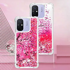 Silikon Hülle Handyhülle Gummi Schutzhülle Flexible Tasche Bling-Bling S01 für Xiaomi Redmi 11A 4G Pink