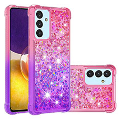 Silikon Hülle Handyhülle Gummi Schutzhülle Flexible Tasche Bling-Bling S02 für Samsung Galaxy A05s Pink