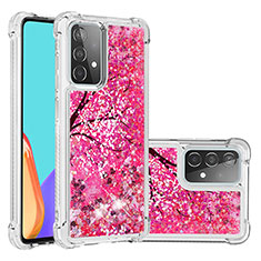 Silikon Hülle Handyhülle Gummi Schutzhülle Flexible Tasche Bling-Bling S03 für Samsung Galaxy A52 4G Pink