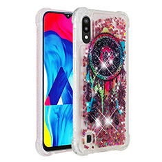 Silikon Hülle Handyhülle Gummi Schutzhülle Flexible Tasche Bling-Bling S03 für Samsung Galaxy M10 Plusfarbig