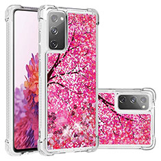 Silikon Hülle Handyhülle Gummi Schutzhülle Flexible Tasche Bling-Bling S03 für Samsung Galaxy S20 FE 5G Pink