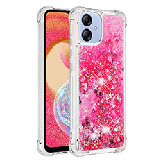 Silikon Hülle Handyhülle Gummi Schutzhülle Flexible Tasche Bling-Bling YB3 für Samsung Galaxy M04 Pink