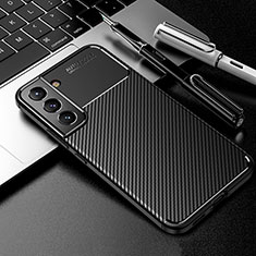 Silikon Hülle Handyhülle Gummi Schutzhülle Flexible Tasche Köper A01 für Samsung Galaxy S21 5G Schwarz