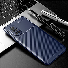 Silikon Hülle Handyhülle Gummi Schutzhülle Flexible Tasche Köper für Huawei Nova 8 5G Blau