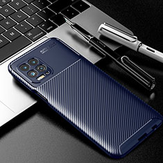 Silikon Hülle Handyhülle Gummi Schutzhülle Flexible Tasche Köper für Motorola Moto Edge S 5G Blau