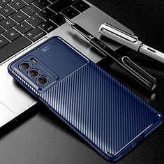 Silikon Hülle Handyhülle Gummi Schutzhülle Flexible Tasche Köper für Motorola Moto G200 5G Blau