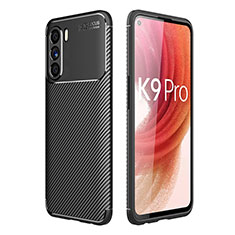 Silikon Hülle Handyhülle Gummi Schutzhülle Flexible Tasche Köper für Oppo K9 Pro 5G Schwarz