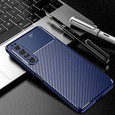 Silikon Hülle Handyhülle Gummi Schutzhülle Flexible Tasche Köper für Sony Xperia 1 IV SO-51C Blau
