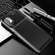 Silikon Hülle Handyhülle Gummi Schutzhülle Flexible Tasche Köper für Xiaomi POCO M3 Pro 5G Schwarz