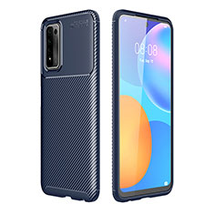 Silikon Hülle Handyhülle Gummi Schutzhülle Flexible Tasche Köper S01 für Huawei Honor 10X Lite Blau