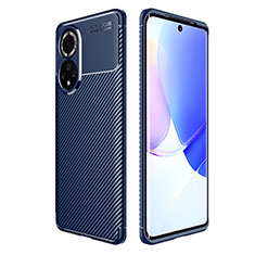 Silikon Hülle Handyhülle Gummi Schutzhülle Flexible Tasche Köper S01 für Huawei Nova 9 Blau