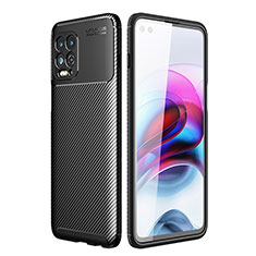 Silikon Hülle Handyhülle Gummi Schutzhülle Flexible Tasche Köper S01 für Motorola Moto Edge S 5G Schwarz