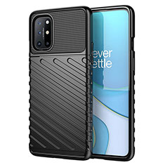 Silikon Hülle Handyhülle Gummi Schutzhülle Flexible Tasche Köper S01 für OnePlus 8T 5G Schwarz