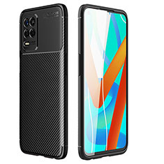 Silikon Hülle Handyhülle Gummi Schutzhülle Flexible Tasche Köper S01 für Realme Q3i 5G Schwarz