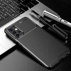 Silikon Hülle Handyhülle Gummi Schutzhülle Flexible Tasche Köper S01 für Samsung Galaxy A32 5G Schwarz