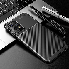 Silikon Hülle Handyhülle Gummi Schutzhülle Flexible Tasche Köper S01 für Samsung Galaxy A52s 5G Schwarz