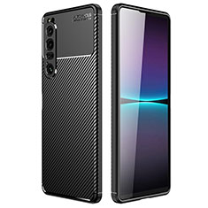 Silikon Hülle Handyhülle Gummi Schutzhülle Flexible Tasche Köper S01 für Sony Xperia 1 IV Schwarz