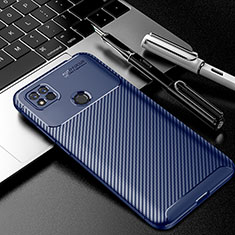 Silikon Hülle Handyhülle Gummi Schutzhülle Flexible Tasche Köper S02 für Xiaomi POCO C31 Blau